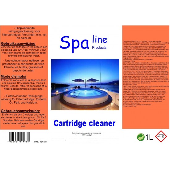 Spa Cartridge clean 1 liter