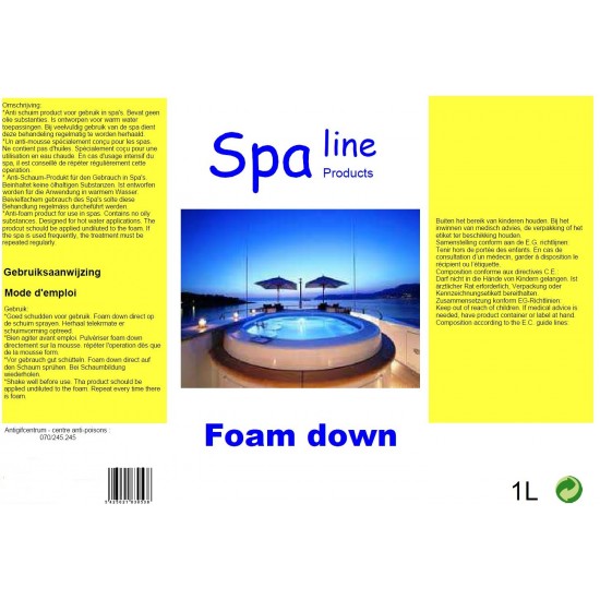 Spa Foam down 1 liter