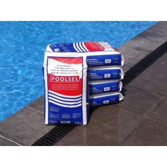 Poolsel (zwembadzout) 25Kg